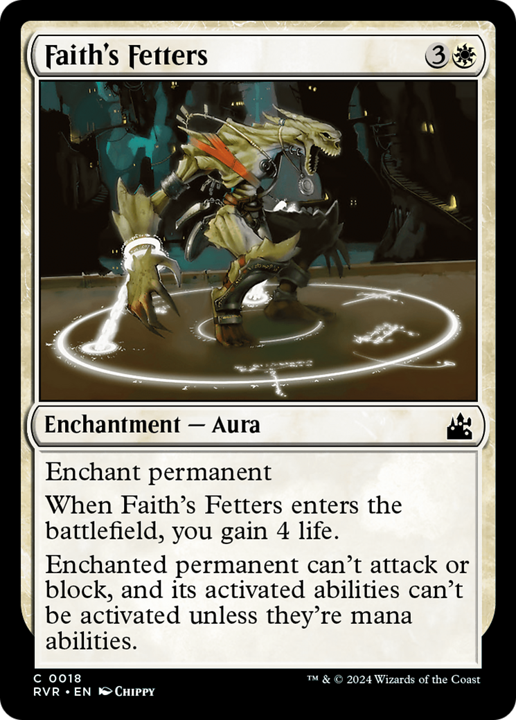 Faith's Fetters (RVR-018) - [Ravnica Remastered] Foil
