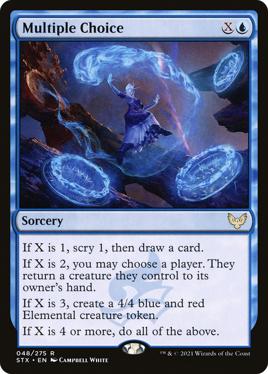Multiple Choice (STX-048) - [Strixhaven: School of Mages] Foil