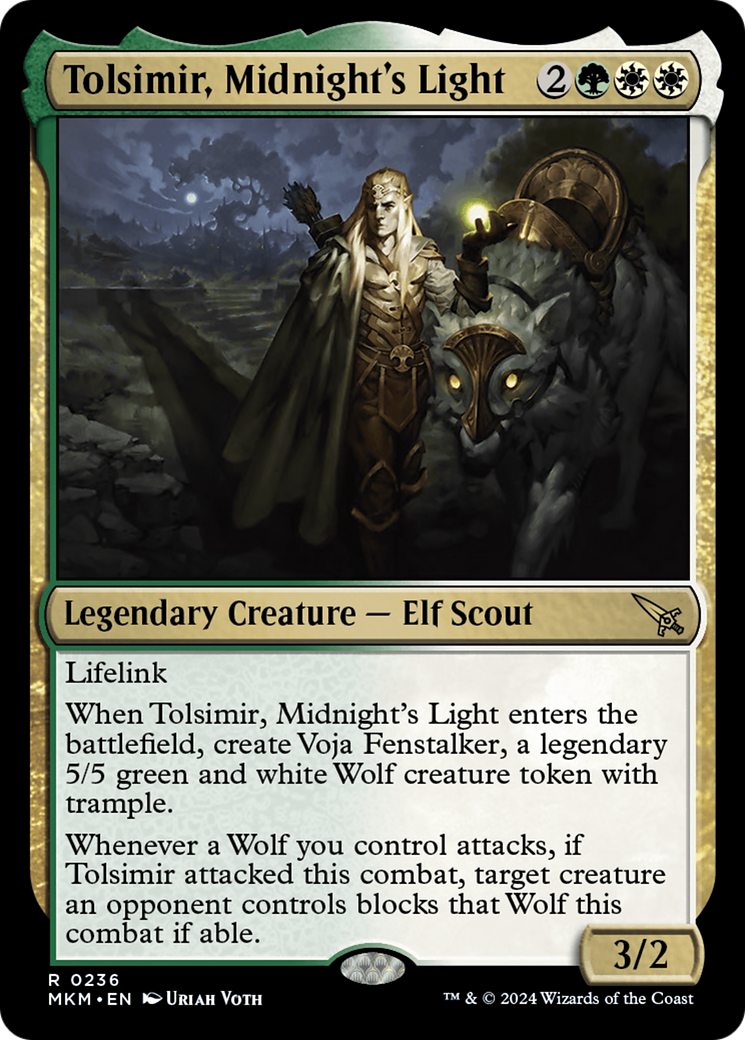 Tolsimir, Midnight's Light (MKM-236) - [Murders at Karlov Manor] Foil