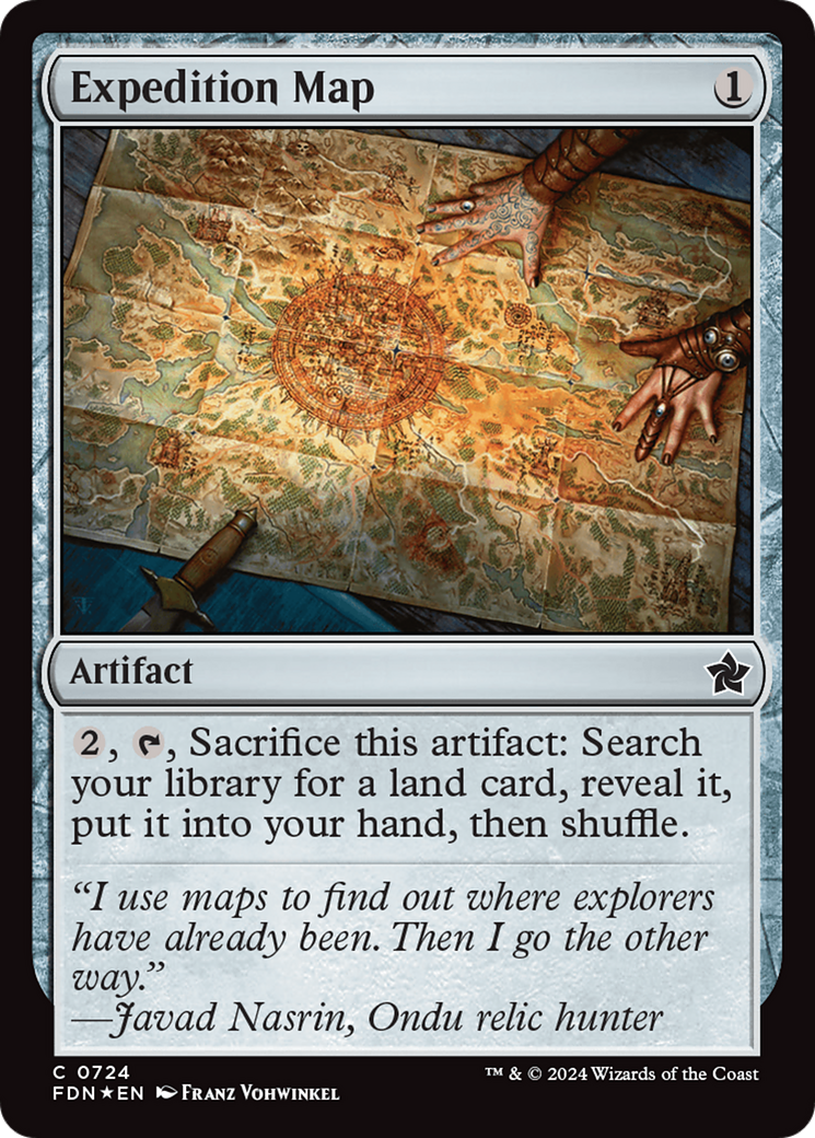 Expedition Map (FDN-724) - [Foundations] Foil