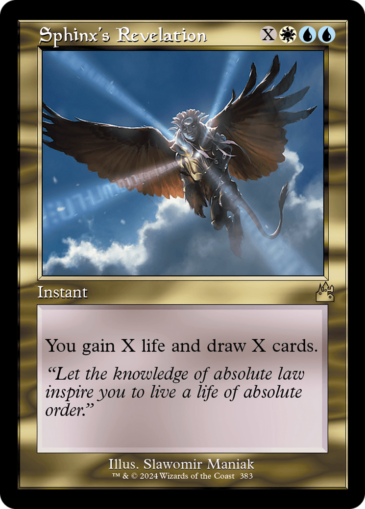 Sphinx's Revelation (RVR-383) - [Ravnica Remastered]