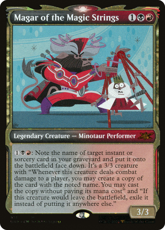 Magar of the Magic Strings (UNF-514) - [Unfinity]: (Showcase) Foil