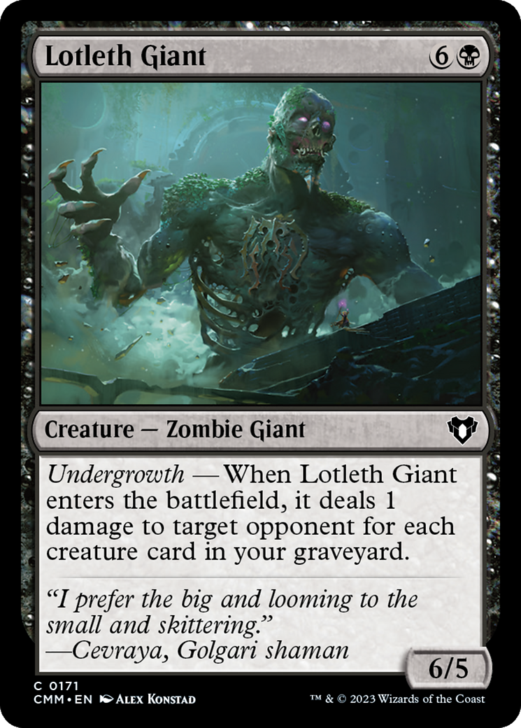 Lotleth Giant (CMM-171) - [Commander Masters]