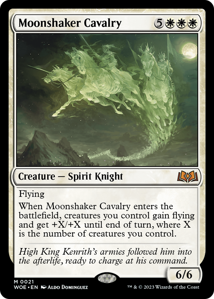 Moonshaker Cavalry (WOE-021) - [Wilds of Eldraine]