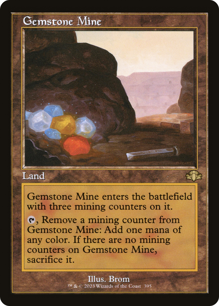 Gemstone Mine (DMR-395) - [Dominaria Remastered] Foil