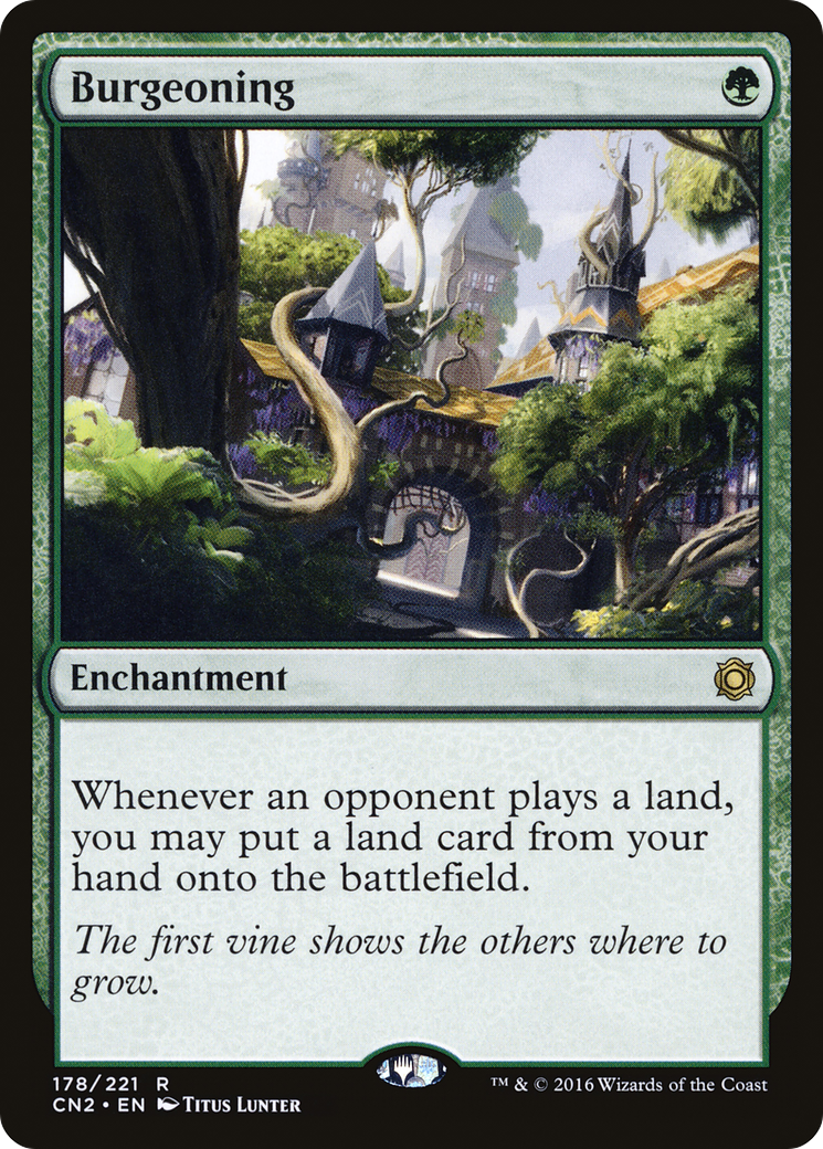 Burgeoning (CN2-178) - [Conspiracy: Take the Crown] Foil