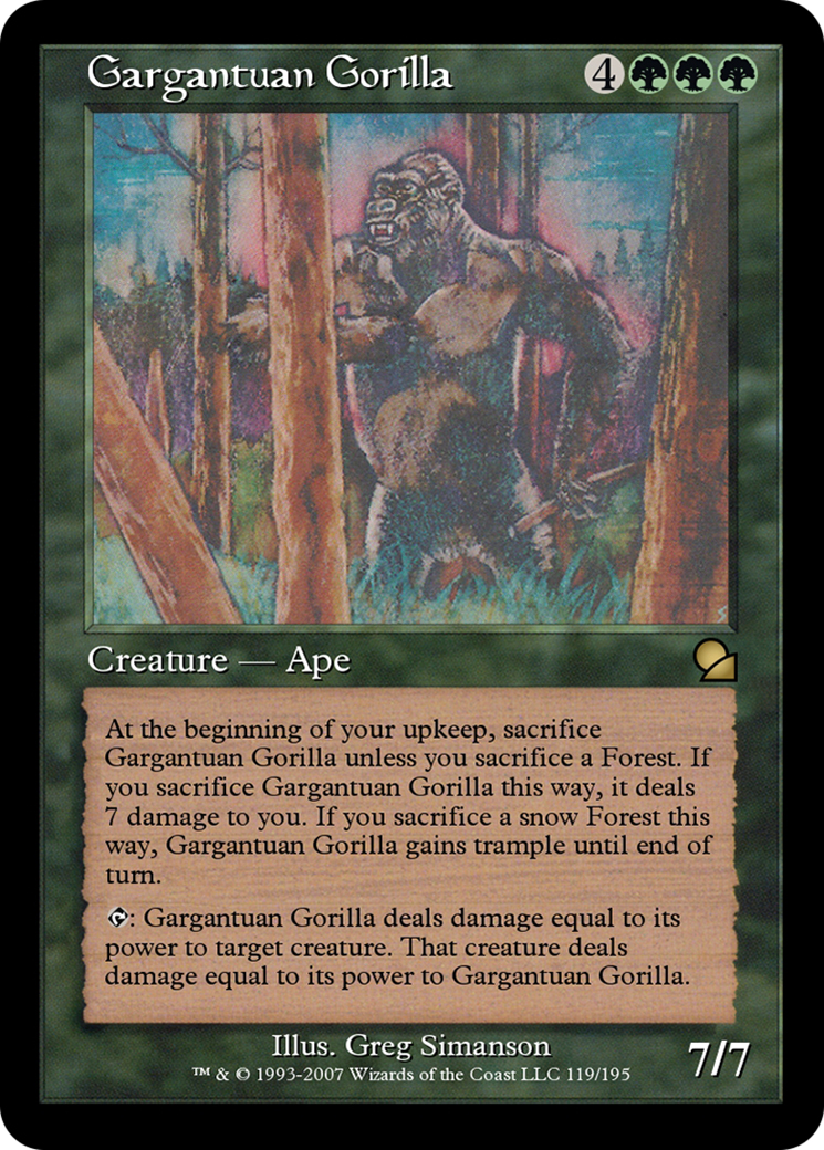 Gargantuan Gorilla (ME1-119) - [Masters Edition] Foil