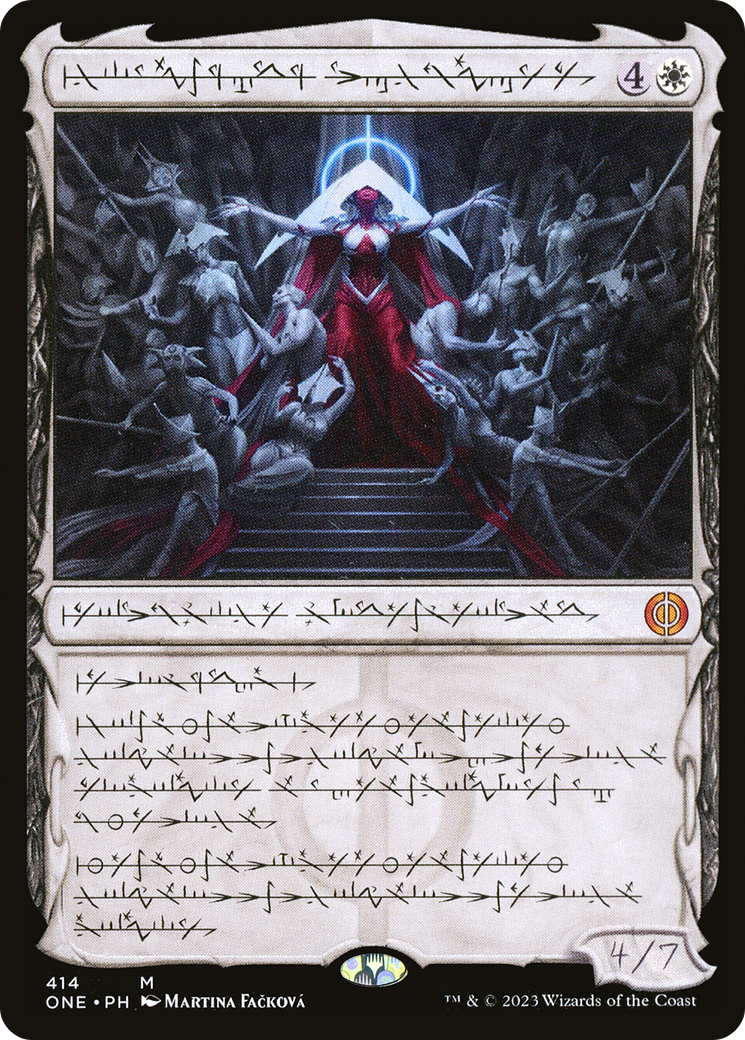 Elesh Norn, Mother of Machines (ONE-414) - [Phyrexia: All Will Be One]: (Showcase)