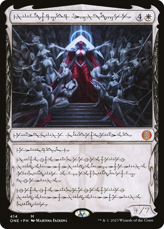 Elesh Norn, Mother of Machines (ONE-414) - [Phyrexia: All Will Be One]: (Showcase)