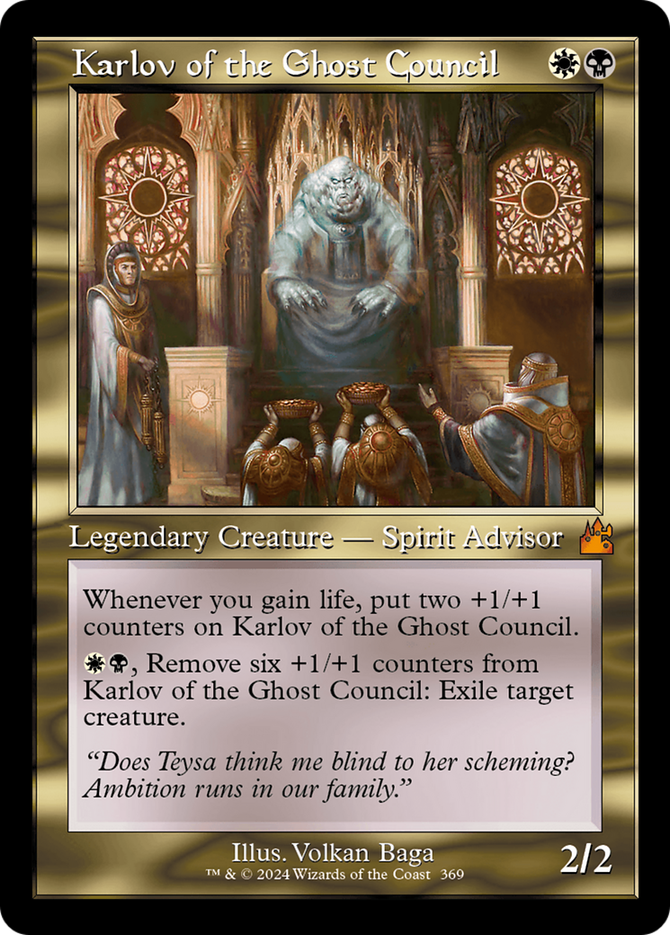 Karlov of the Ghost Council (RVR-369) - [Ravnica Remastered] Foil