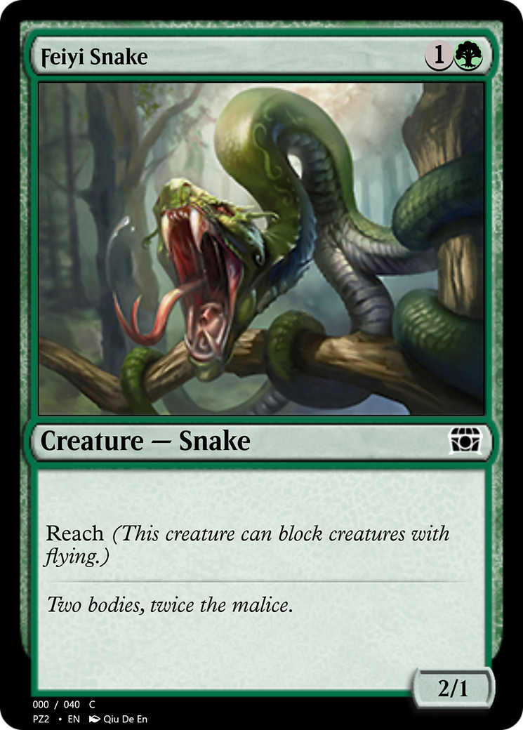 Feiyi Snake (PZ2-70791) - [Treasure Chest] Foil