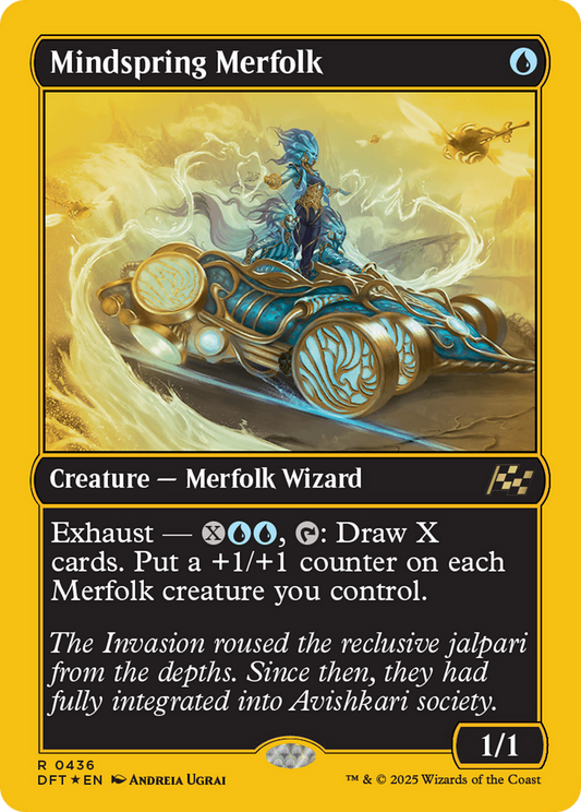 Mindspring Merfolk (DFT-436) - [Aetherdrift] Foil