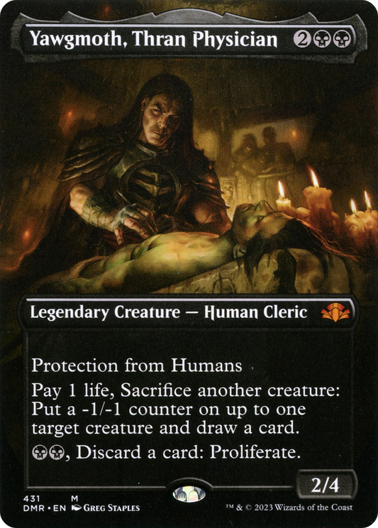 Yawgmoth, Thran Physician (DMR-431) - [Dominaria Remastered] (Borderless) Foil