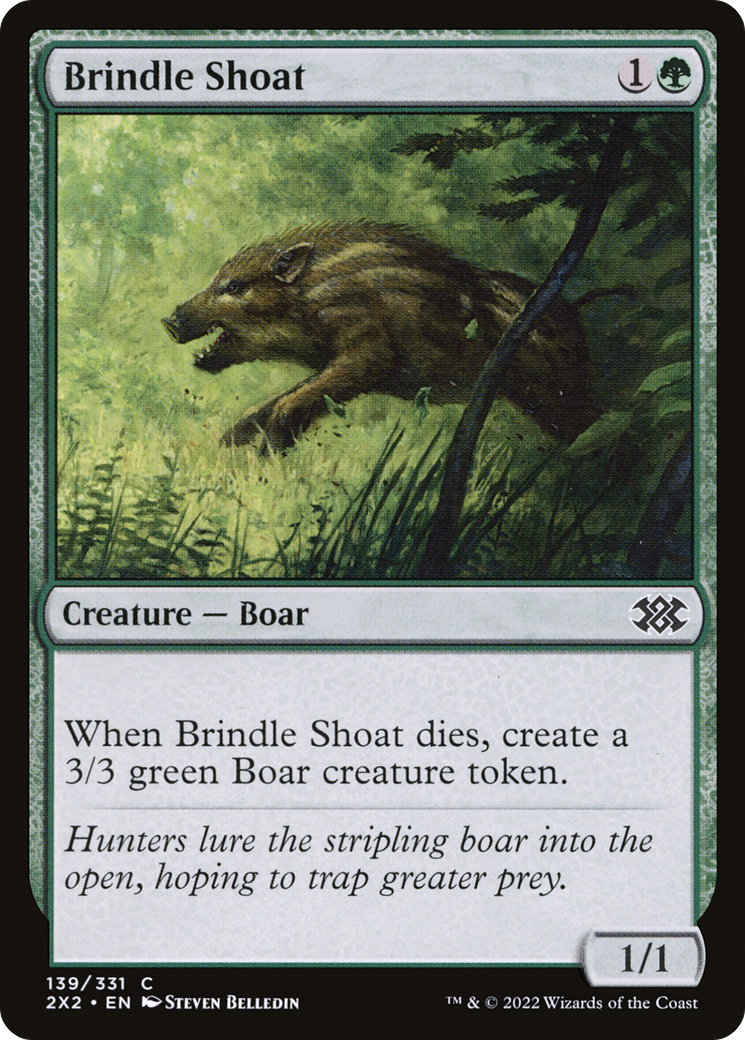Brindle Shoat (2X2-139) - [Double Masters 2022] Foil