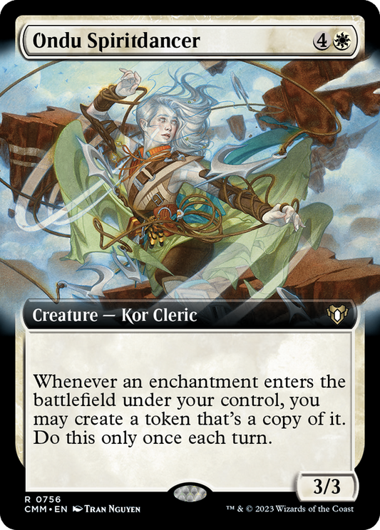 Ondu Spiritdancer (CMM-756) - [Commander Masters]: (Extended Art)