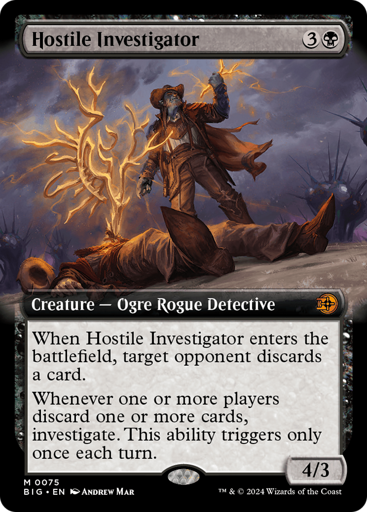 Hostile Investigator (BIG-075) - [The Big Score]: (Extended Art)