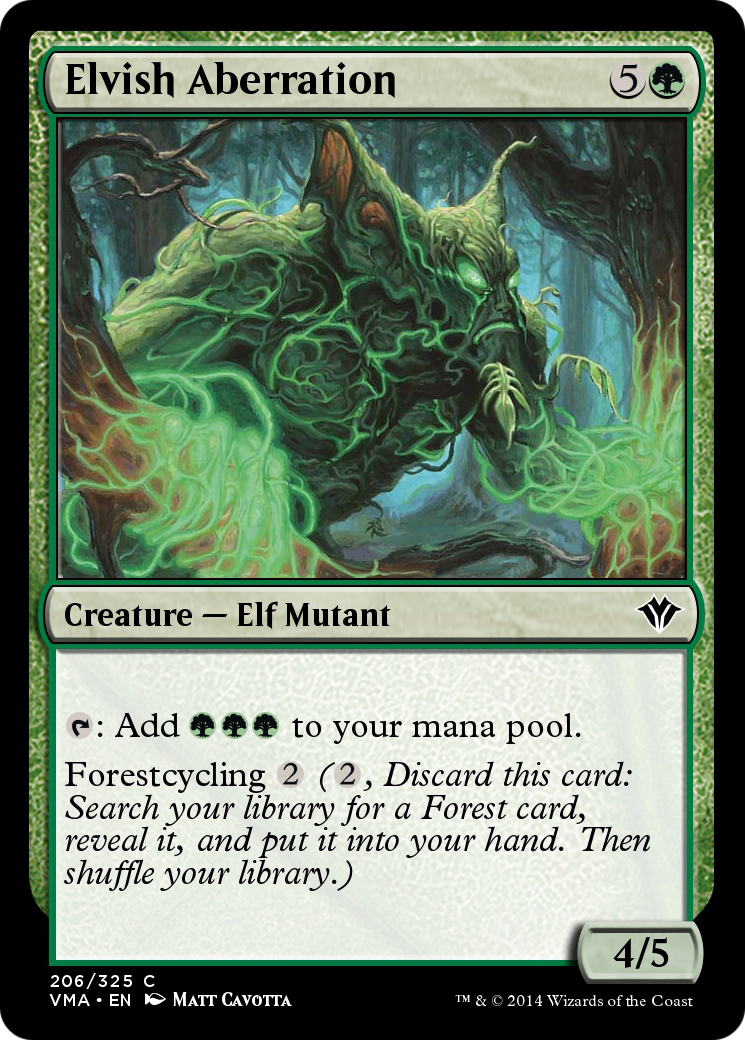 Elvish Aberration (VMA-206) - [Vintage Masters]