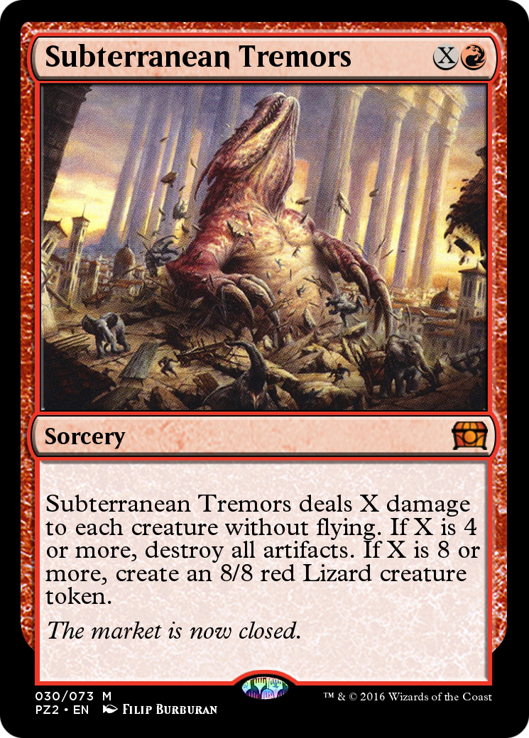 Subterranean Tremors (PZ2-030) - [Treasure Chest]