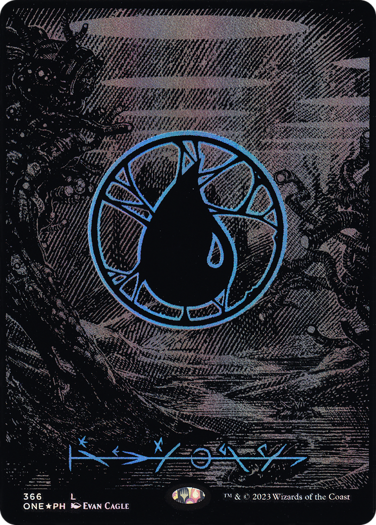 Island (ONE-366) - [Phyrexia: All Will Be One] (Borderless) Foil