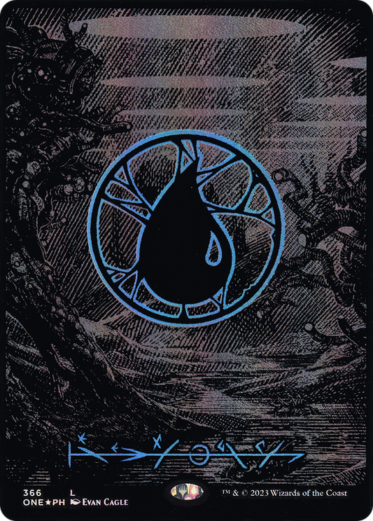 Island (ONE-366) - [Phyrexia: All Will Be One] (Borderless) Foil
