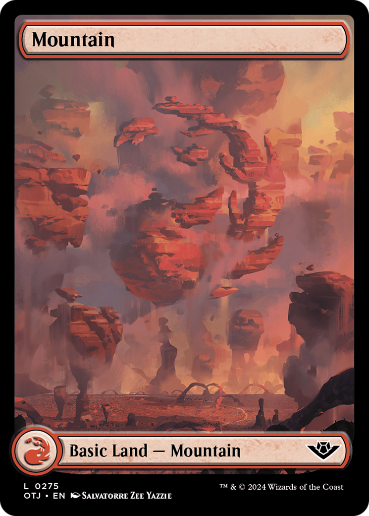 Mountain (OTJ-275) - [Outlaws of Thunder Junction] Foil