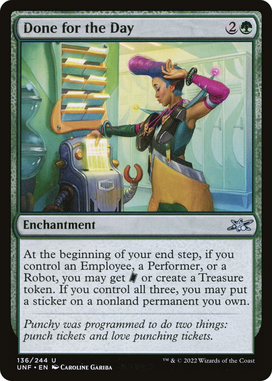 Done for the Day (UNF-136) - [Unfinity] Foil