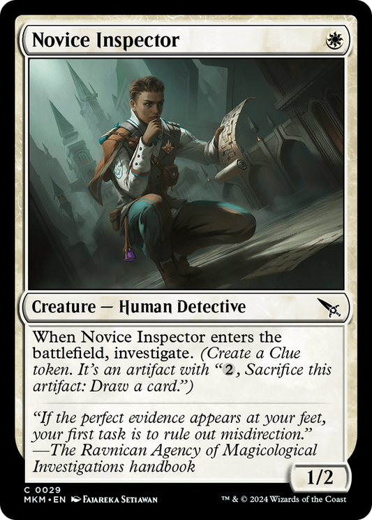 Novice Inspector (MKM-029) - [Murders at Karlov Manor] Foil