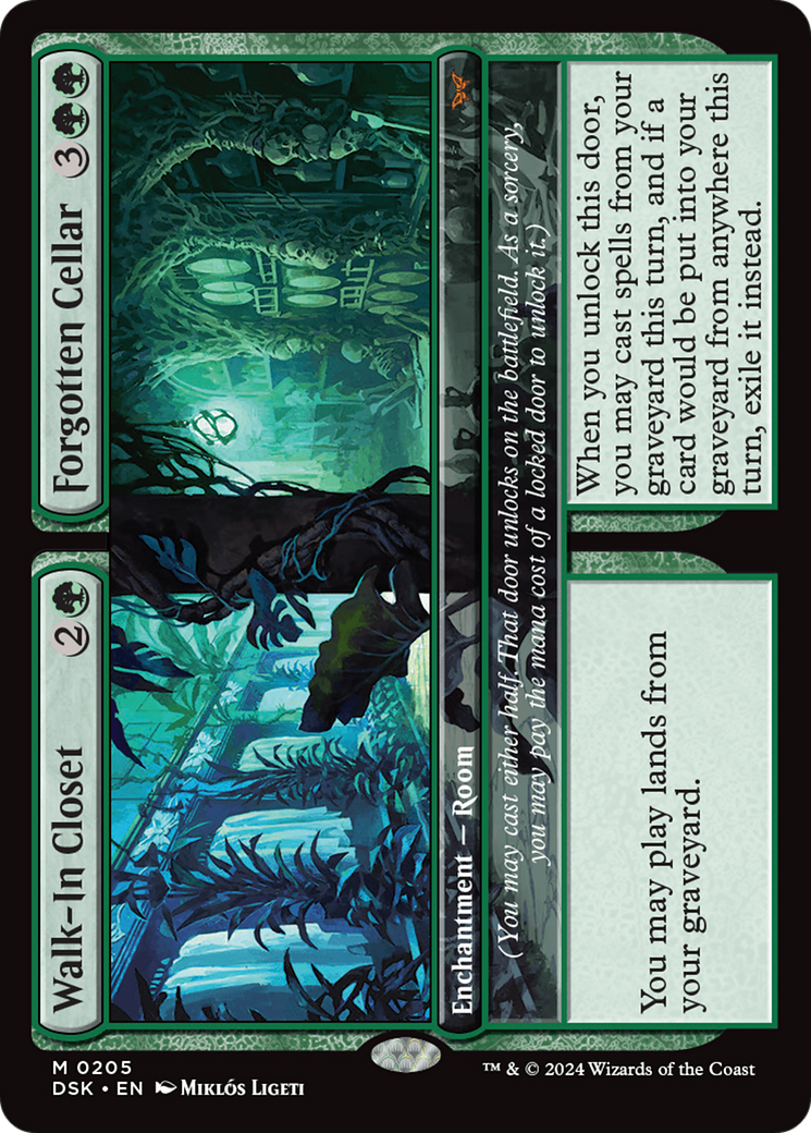 Walk-In Closet // Forgotten Cellar (DSK-205) - [Duskmourn: House of Horror] Foil