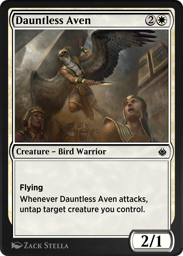 Dauntless Aven (AKR-012) - [Amonkhet Remastered]