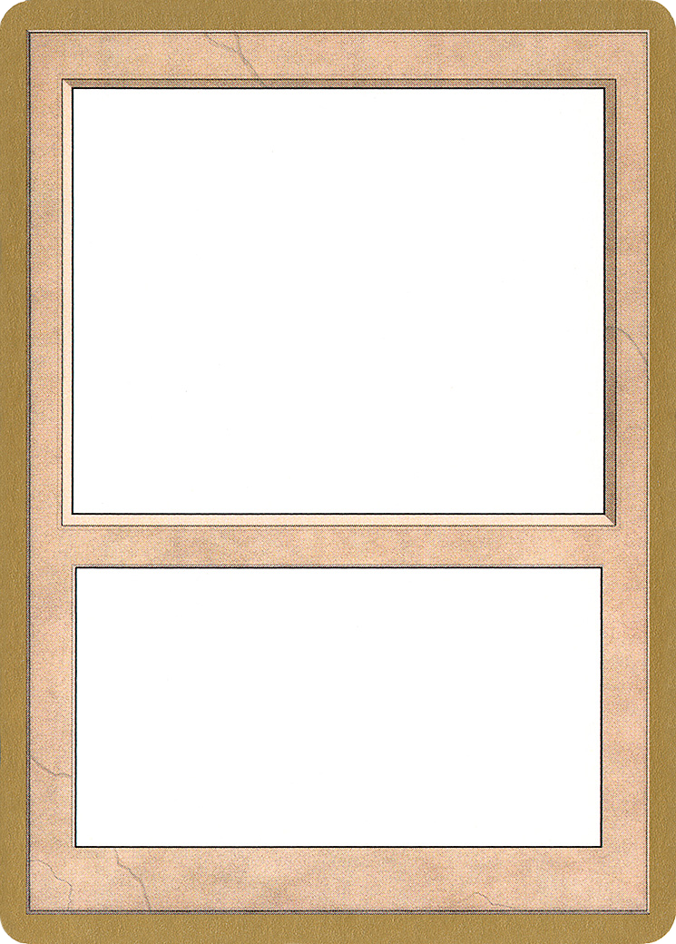 Blank Card (PTC-000) - [Pro Tour Collector Set]