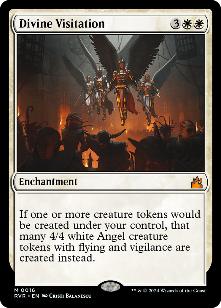 Divine Visitation (RVR-016) - [Ravnica Remastered] Foil
