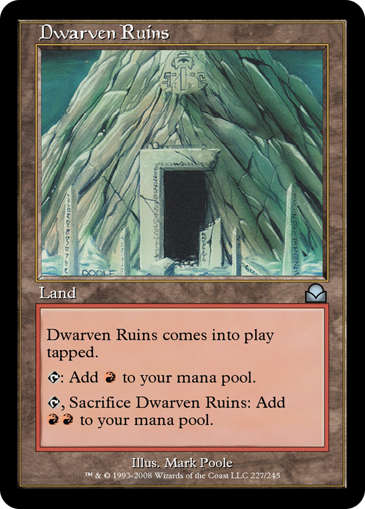 Dwarven Ruins (ME2-227) - [Masters Edition II] Foil