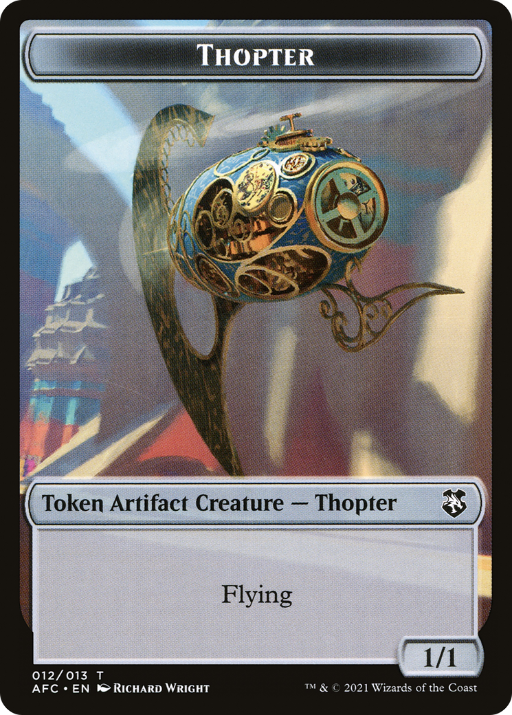 Thopter (TAFC-012) - [Forgotten Realms Commander Tokens]