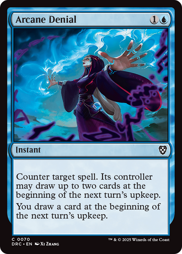 Arcane Denial (DRC-070) - [Commander: Aetherdrift]