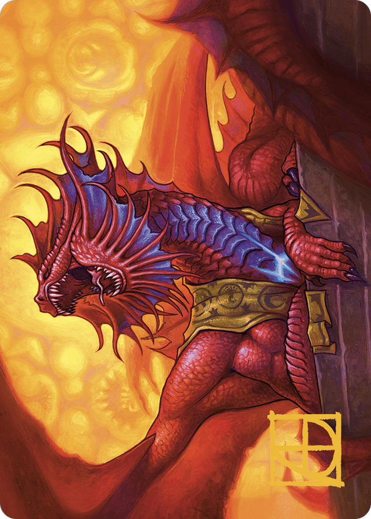 Niv-Mizzet, Guildpact // Niv-Mizzet, Guildpact (AMKM-044) - [Murders at Karlov Manor Art Series] (Borderless) Foil