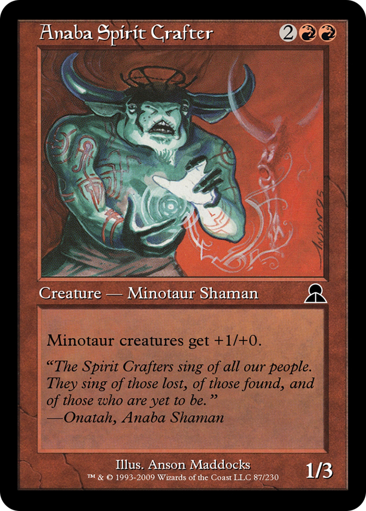 Anaba Spirit Crafter (ME3-087) - [Masters Edition III] Foil
