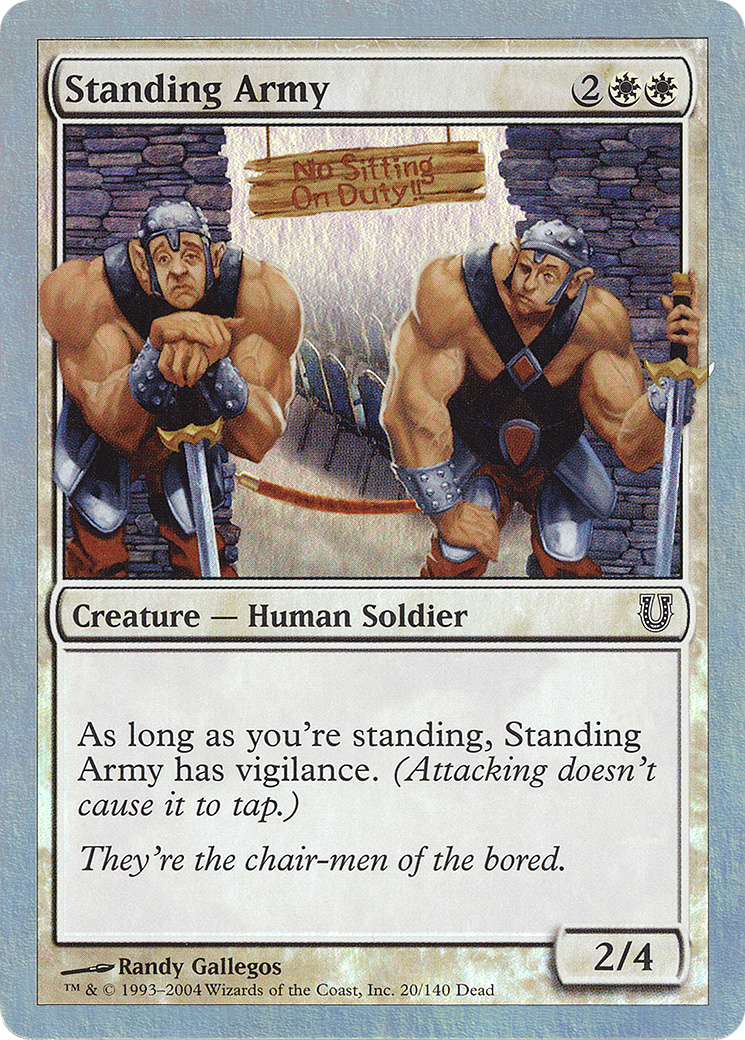 Standing Army (UNH-20★) - [Unhinged] Foil