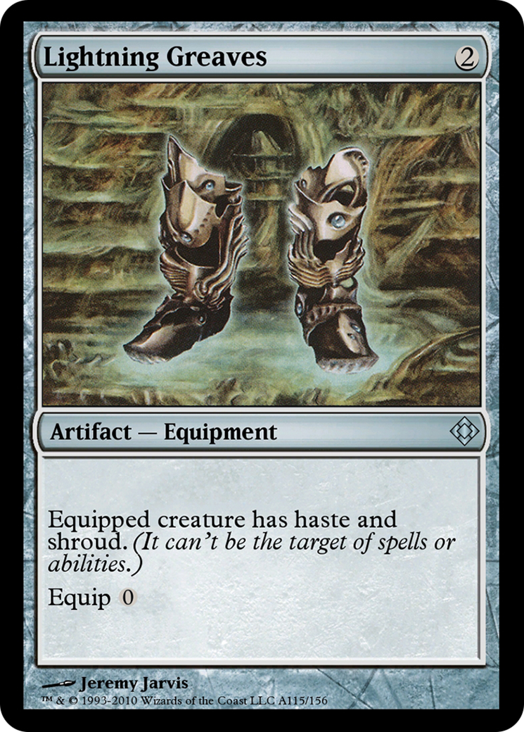 Lightning Greaves (TD0-A115) - [Magic Online Theme Decks]
