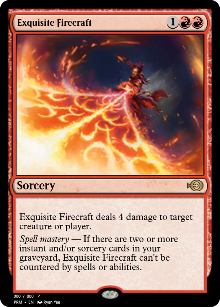 Exquisite Firecraft (PRM-62503) - [Magic Online Promos] Foil
