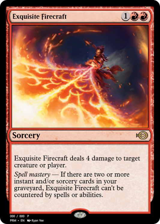 Exquisite Firecraft (PRM-62503) - [Magic Online Promos] Foil