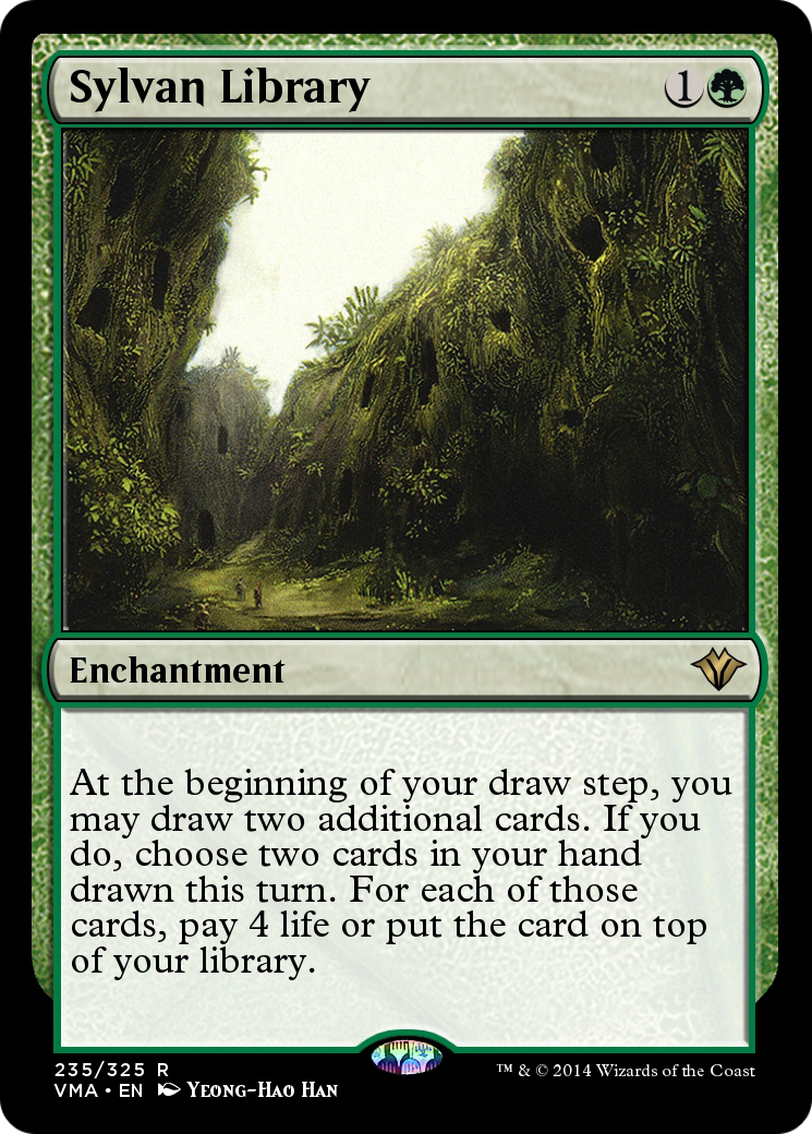 Sylvan Library (VMA-235) - [Vintage Masters] Foil
