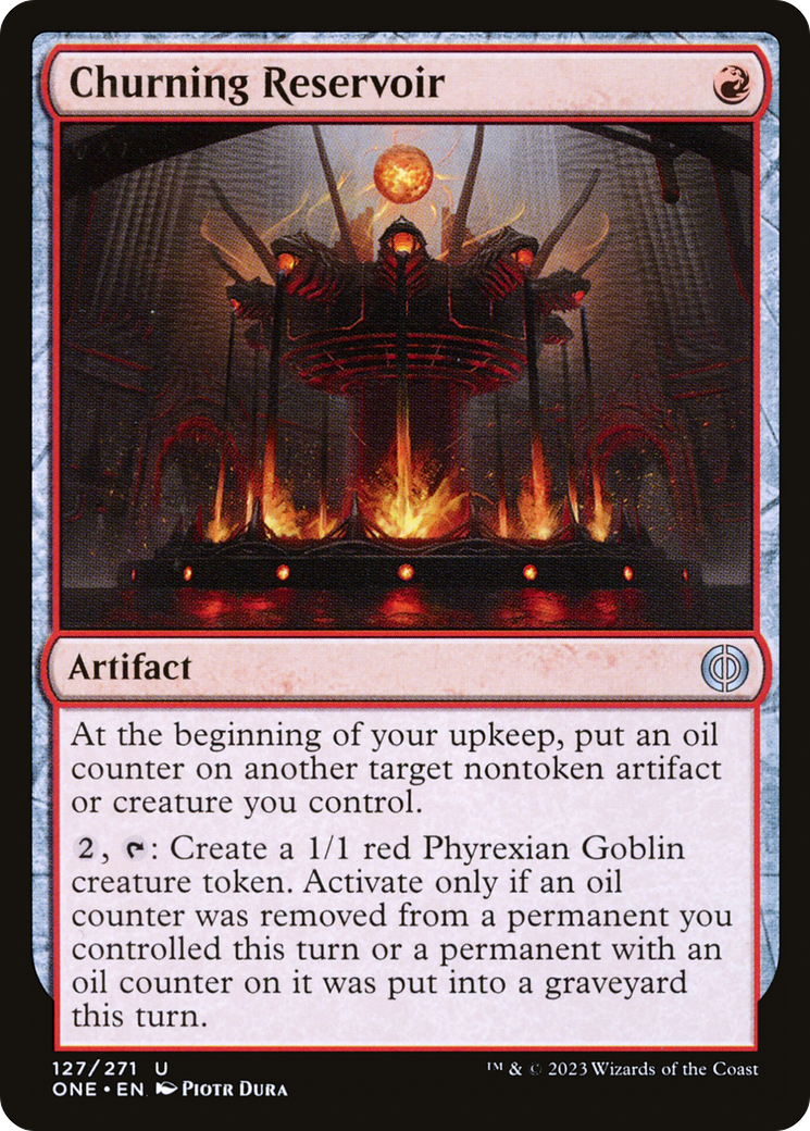 Churning Reservoir (ONE-127) - [Phyrexia: All Will Be One]