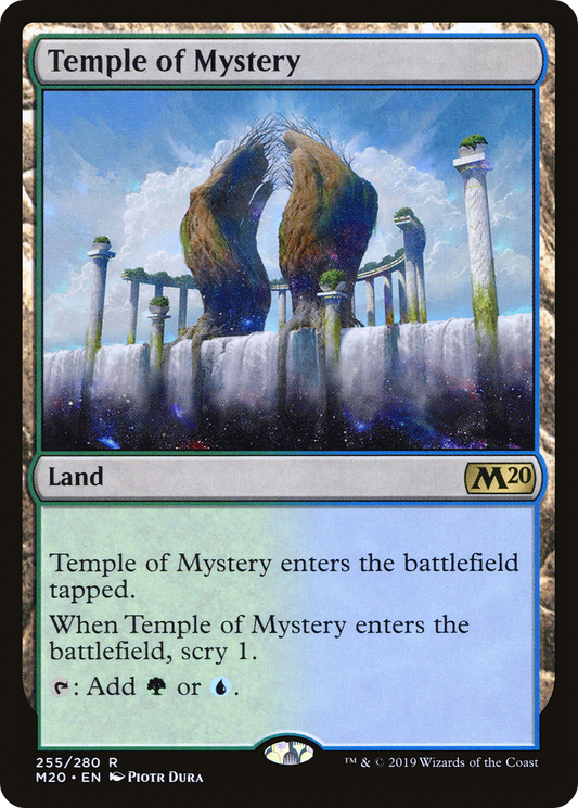 Temple of Mystery (M20-255) - [Core Set 2020] Foil