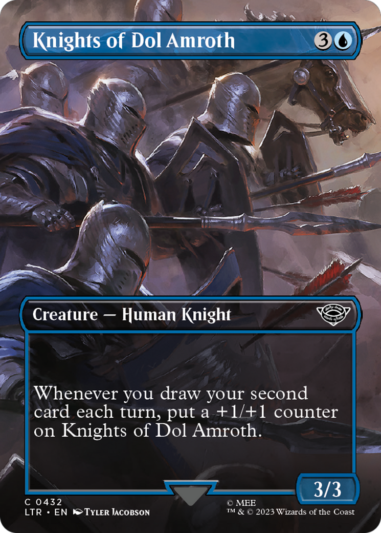 Knights of Dol Amroth (LTR-432) - [The Lord of the Rings: Tales of Middle-earth] (Borderless) Foil