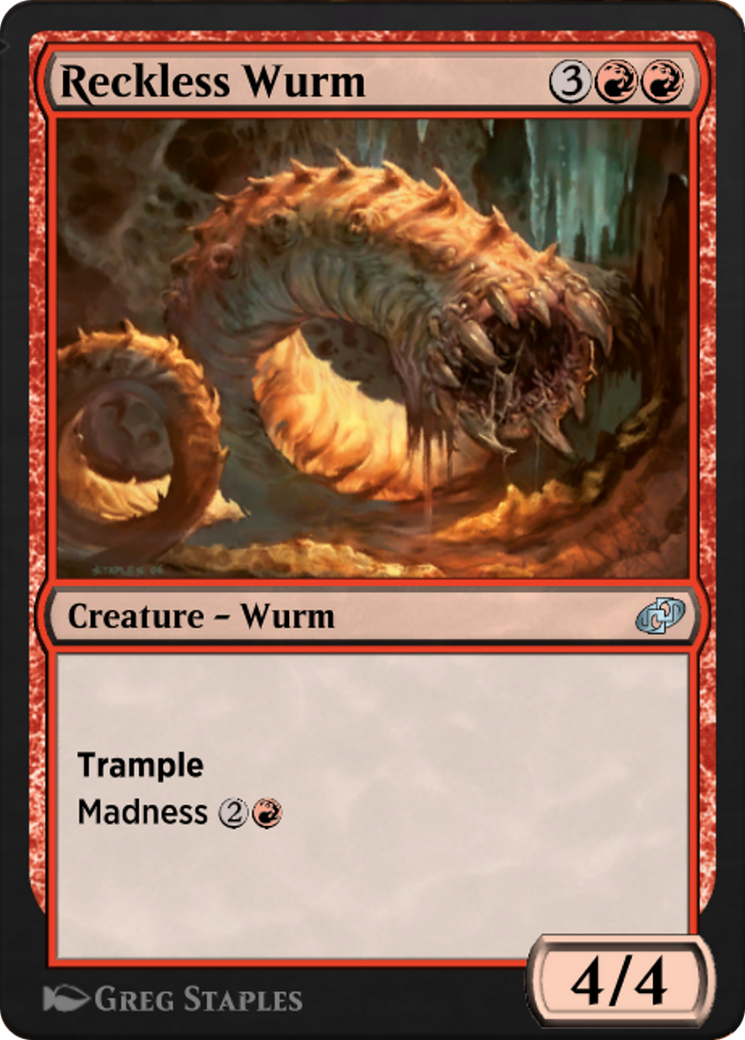 Reckless Wurm (J21-502) - [Jumpstart: Historic Horizons]