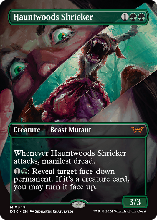 Hauntwoods Shrieker (DSK-349) - [Duskmourn: House of Horror] (Borderless) Foil