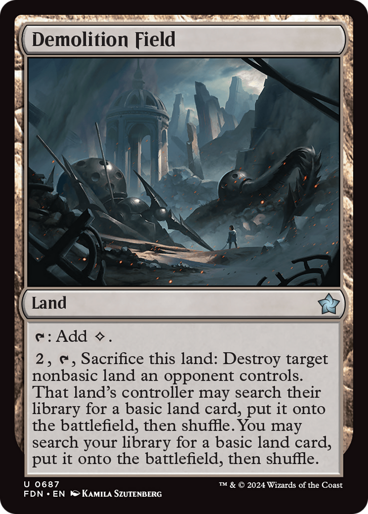 Demolition Field (FDN-687) - [Foundations]