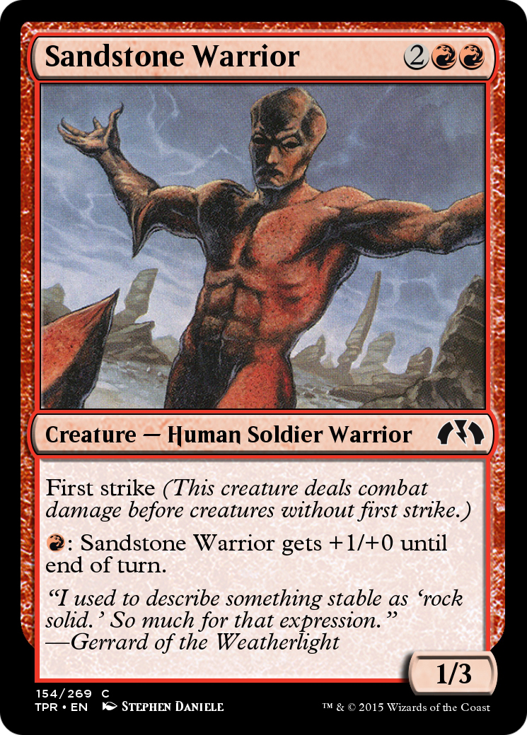 Sandstone Warrior (TPR-154) - [Tempest Remastered]
