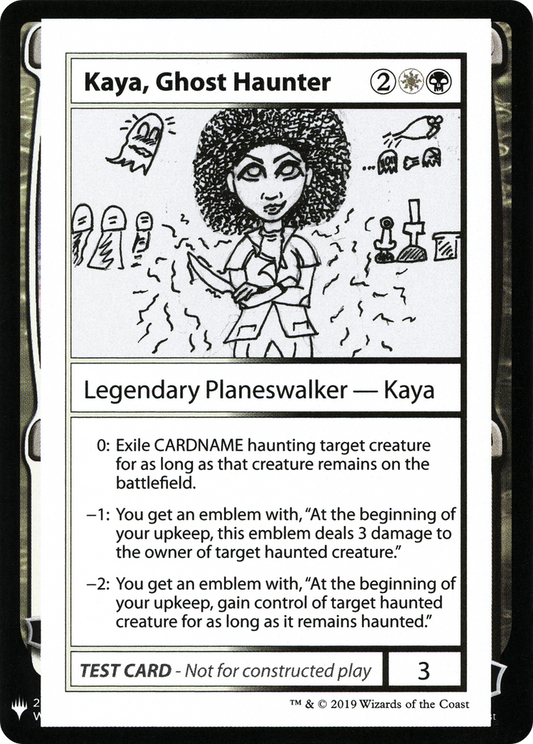 Kaya, Ghost Haunter (CMB1-094) - [Mystery Booster Playtest Cards 2019]