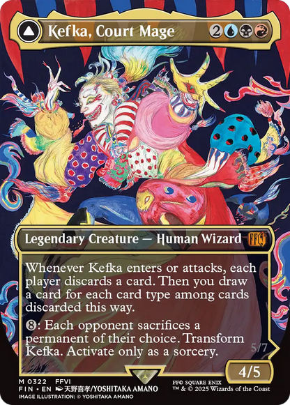 Kefka, Court Mage (Borderless) (0322) (FIN-322) - [FINAL FANTASY] (Borderless)